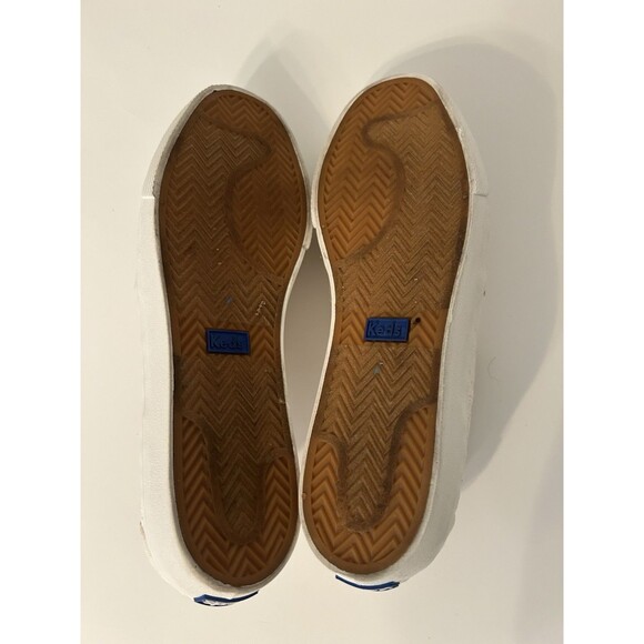 Keds Sami Slip On Sneakers Embroidered Off-White Canvas Size 10 EUC - Picture 5 of 8